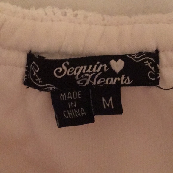 Sequin Hearts Strapless Midi Sundress - Picture 5 of 5